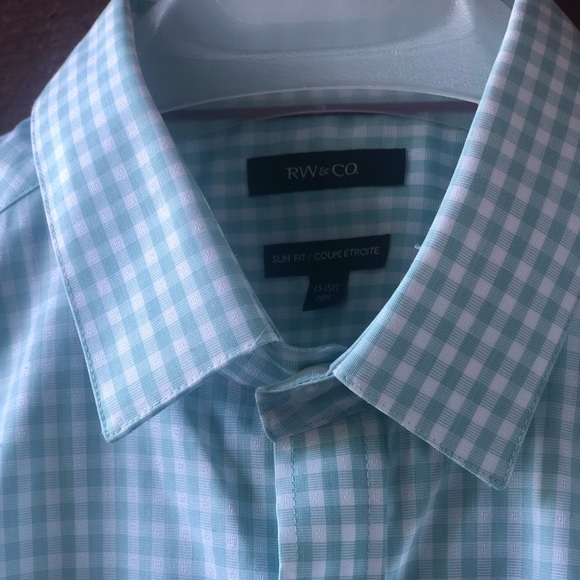 RW&Co Slim Fit Checkered Dress Shirt! - Picture 3 of 4